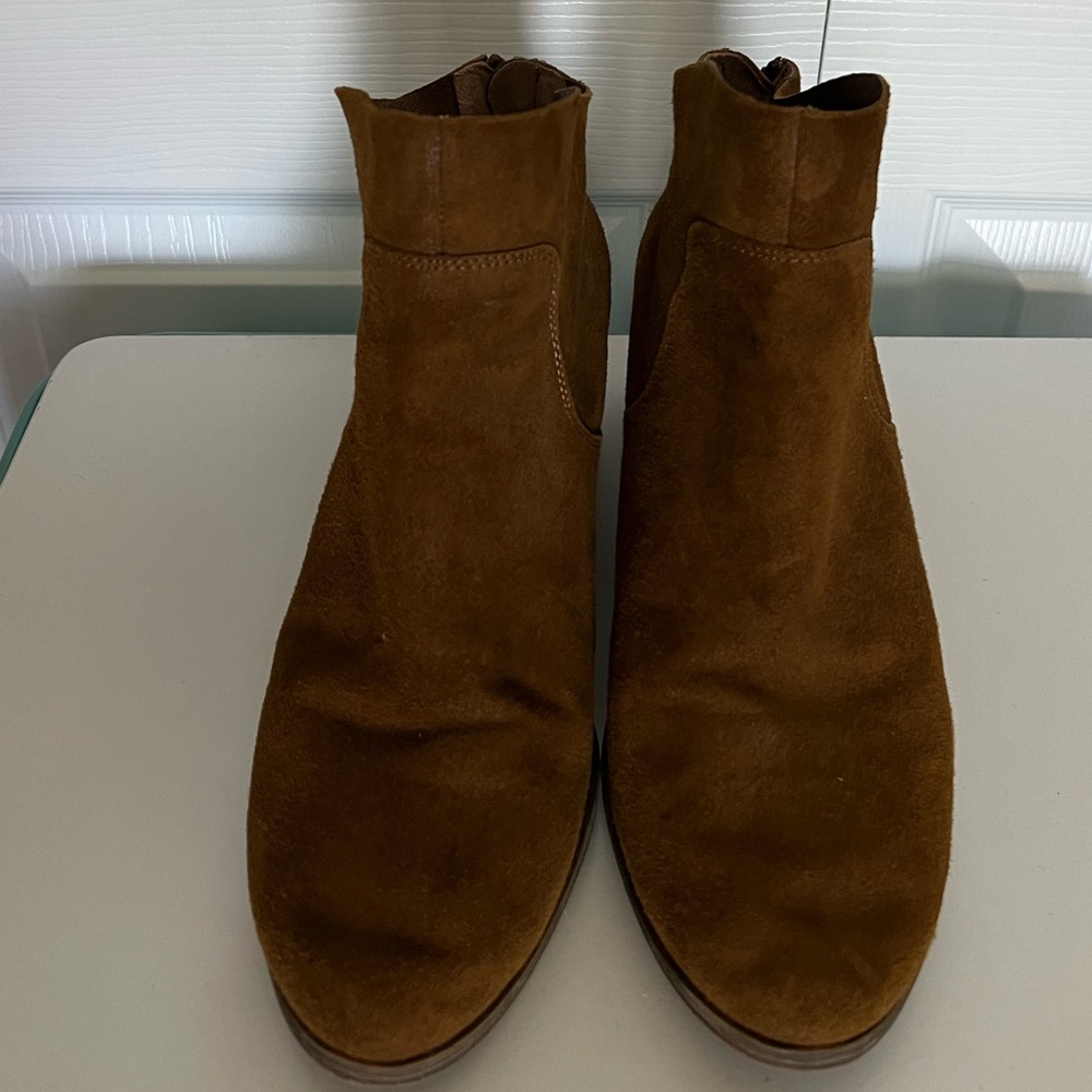 Lucky Brand Suede Ankle Boots, worn twice
